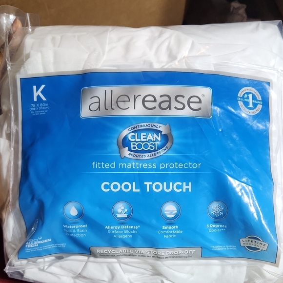 Allerease Perfect Protection Cool Touch Waterproof Machine Washable Fitted Mattr - Picture 6 of 6